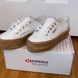 New with tags Superga platform shoes